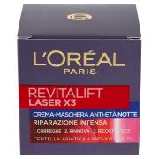 L'ORE'AL REVITALIFT LASER X3 CREMA VISO MASCHERA ANTIETA ANTIRUGHE NOTTE 50 ML