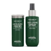 2-IN-1 HAIR MAKE UP SET - POLVERE INFOLTENTE CON SPRAY CASTANO SCURO