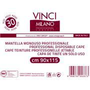 MANTELLINE MONOUSO COLORAZIONE CAPELLI BIANCA 90 X 115 CM