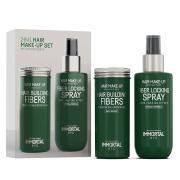 2-IN-1 HAIR MAKE UP SET -Black POLVERE INFOLTENTE CON SPRY NERO