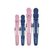 Fermagli per capelli in plastica Sibel Gator Pixels 2x9cm, 2x11cm