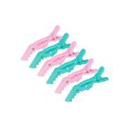 Fermagli per capelli in plastica Sibel Gator Retro Summer 11cm, 6 pezzi